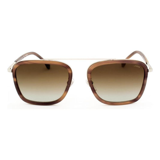 Lozza Brown Metal Sunglasses