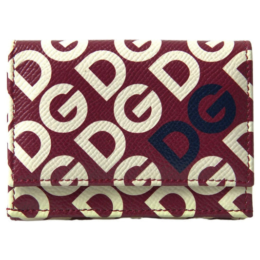 Dolce & Gabbana Multicolor DG Logo Mania French Flap Leather Wallet BAG1023