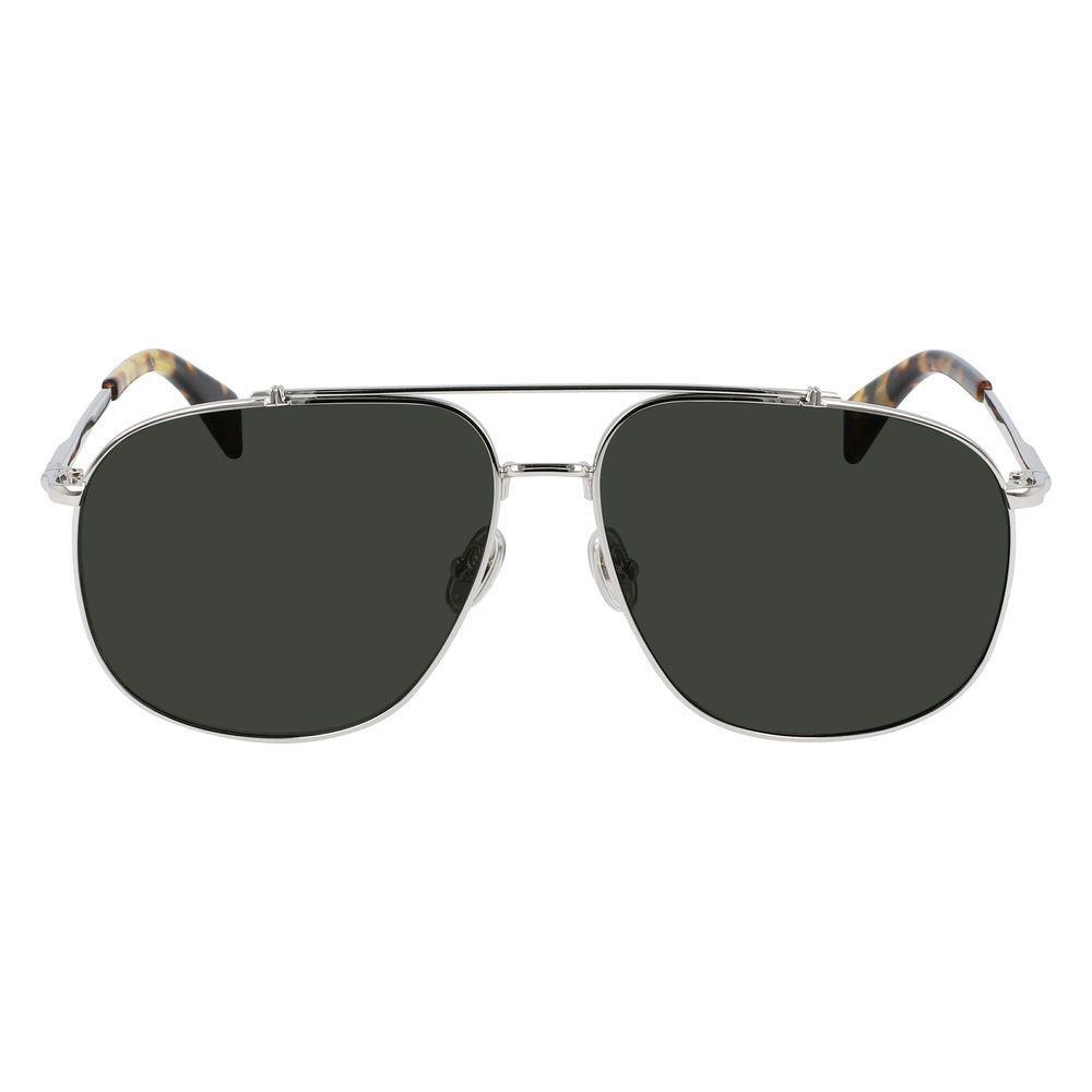 Lanvin Gray Metal Sunglasses LALNV110S045AC