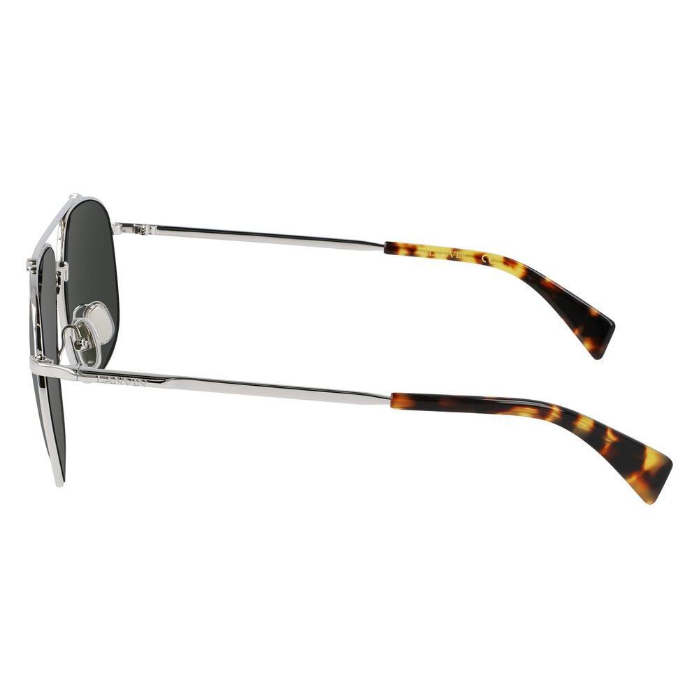 Lanvin Gray Metal Sunglasses LALNV110S045AC