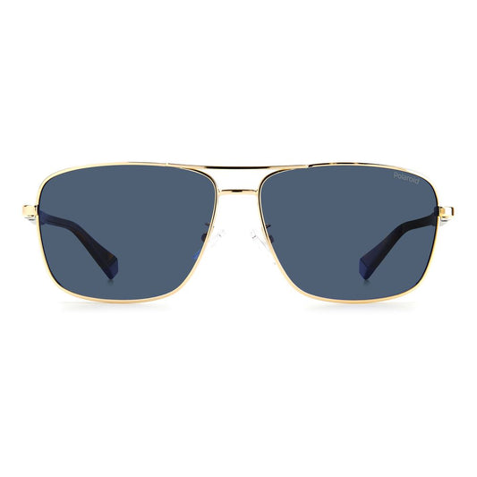 Polaroid Gold Metal Sunglasses Polaroid Dim Gray