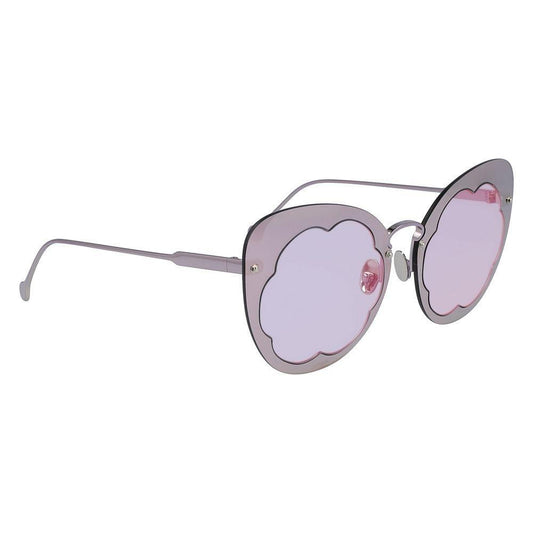 Salvatore Ferragamo Purple Metal Sunglasses SFSF178SMAMOFLOWERFUL537AC
