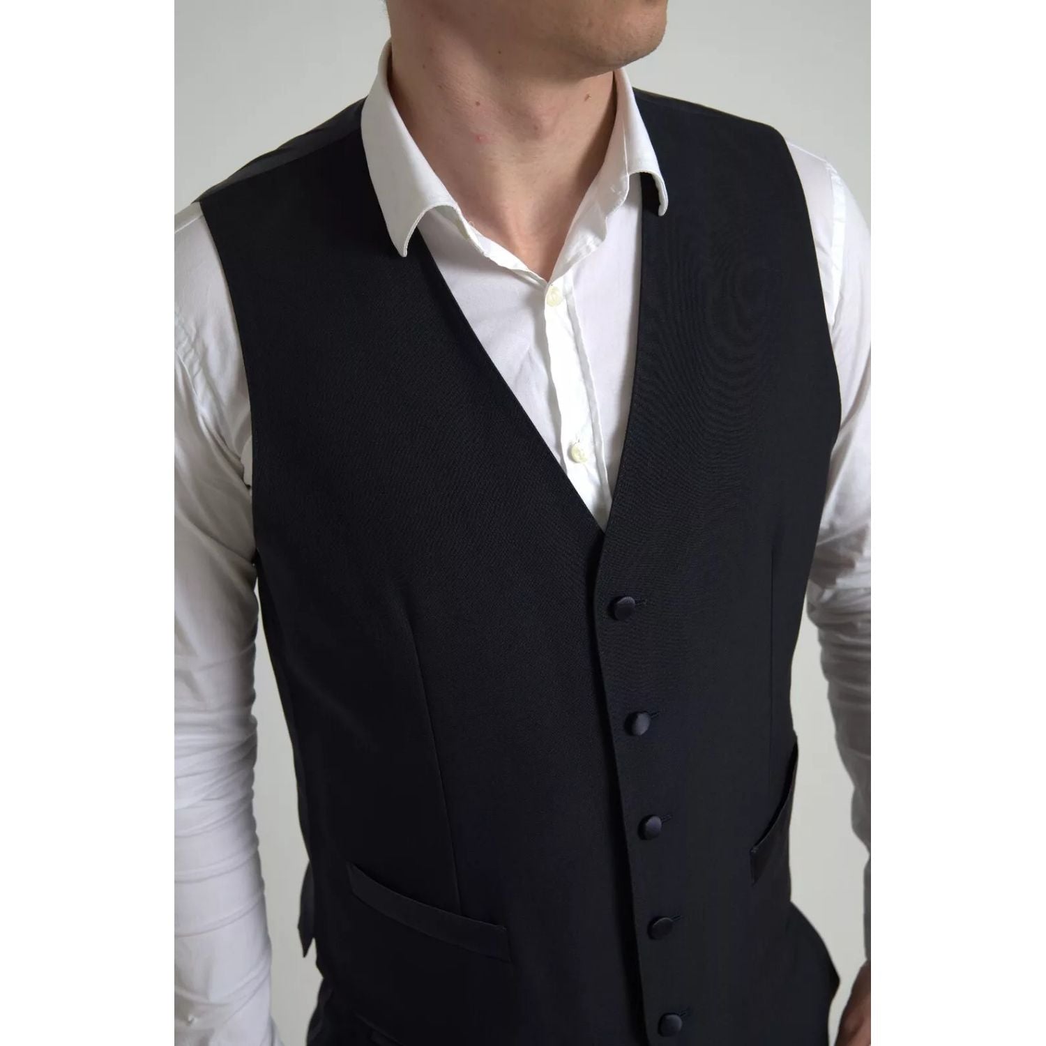 Dolce & Gabbana Blue 3 Piece Single Breasted MARTINI Suit