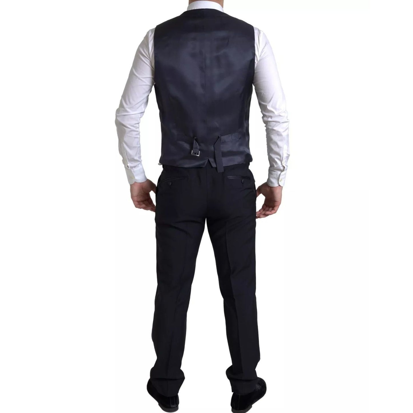 Dolce & Gabbana Blue 3 Piece Single Breasted MARTINI Suit