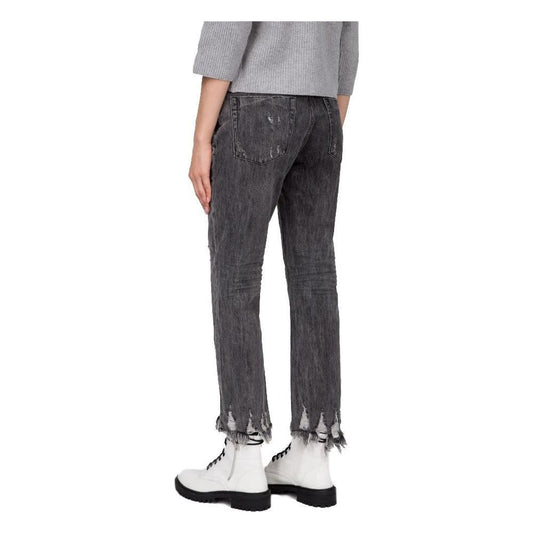 One Teaspoon Dark Gray Cotton Women's Jean