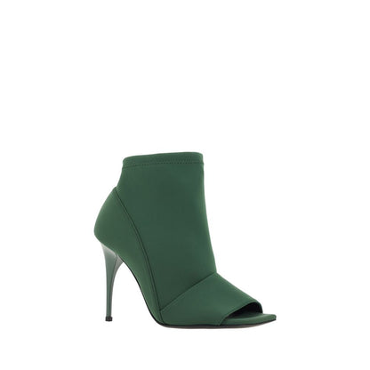 Bruno Frisoni Green Polyamide High Heel Pumps