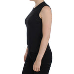 Dolce & Gabbana Elegant Black Sleeveless Pullover Vest Dolce & Gabbana Black