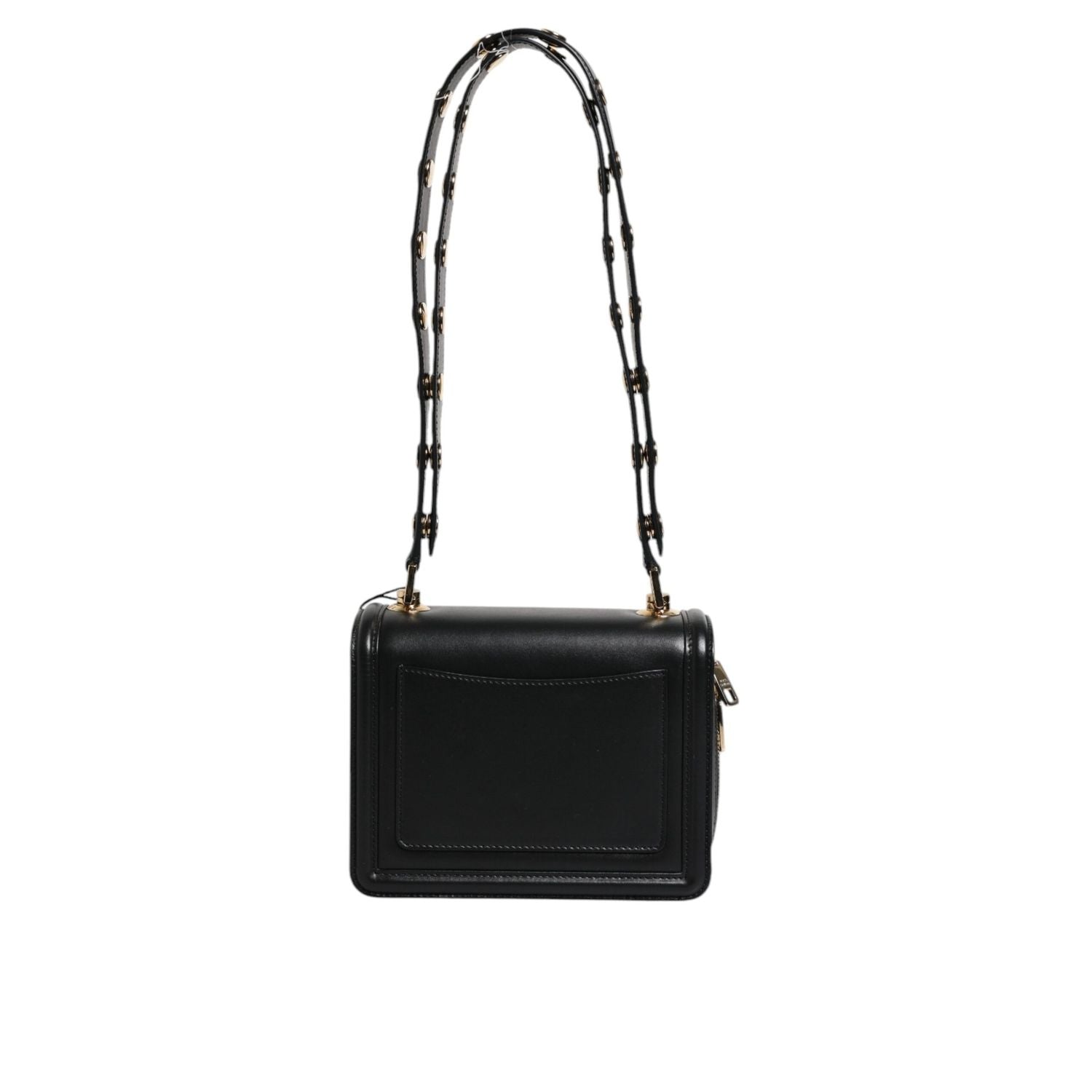 Front view with bag zipped and handles upright.