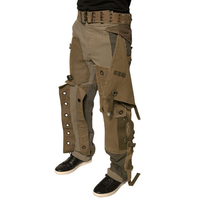 Dolce & Gabbana Multicolor Reconstructed Flight Cargo Pants