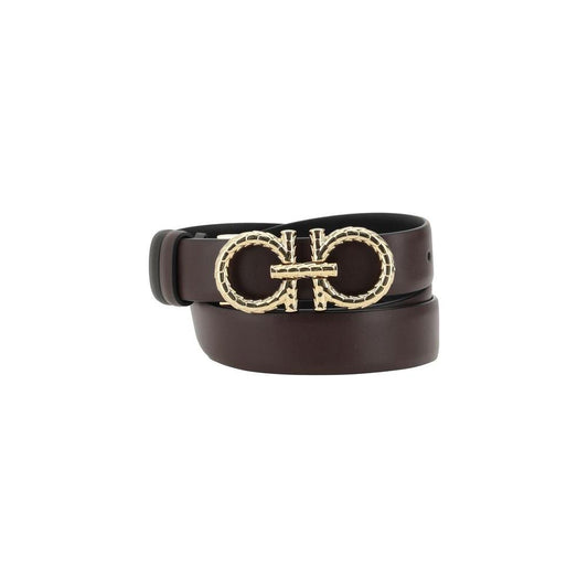 Ferragamo Reversible Belt Ferragamo Dark Slate Gray
