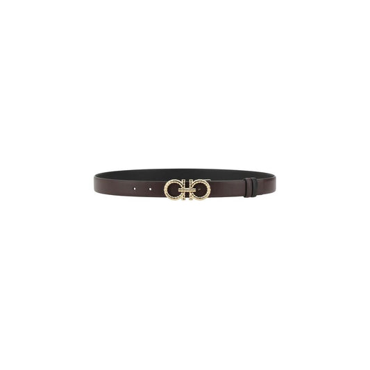 Ferragamo Reversible Belt Ferragamo Dark Slate Gray