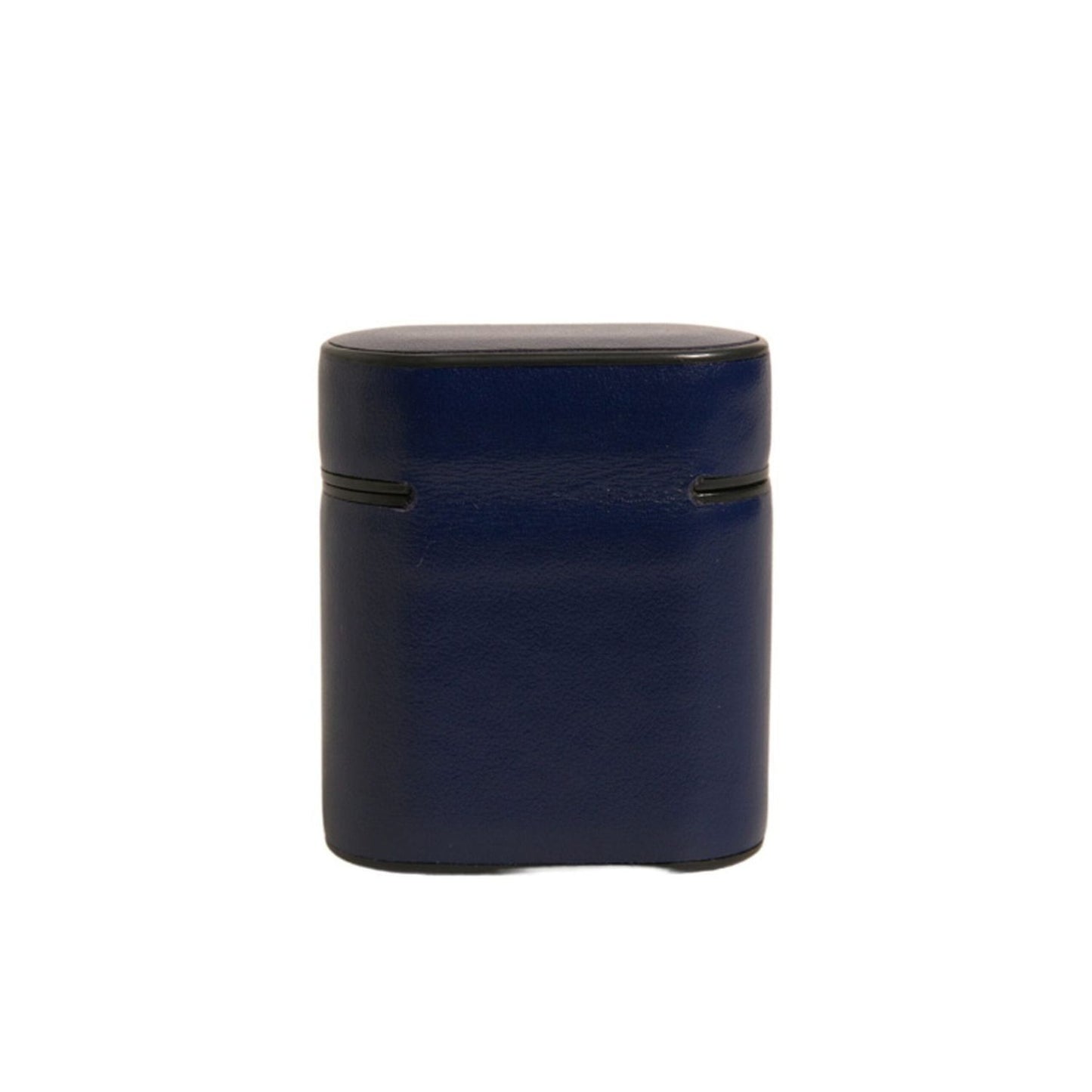 Dolce & Gabbana Blue Leather Logo Print Flip Holder Airpods Case SMY10601