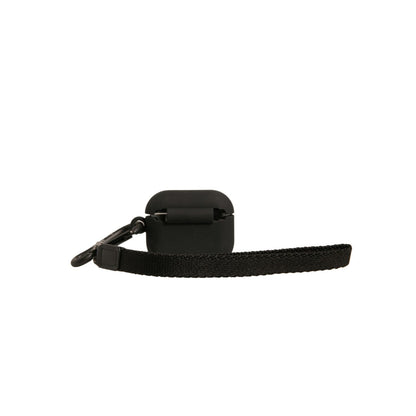 Dolce & Gabbana Black Silicone Rubber Logo Embossed Airpods Case