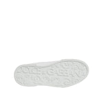 Dolce & Gabbana White Leather Low Top Lace Up Sneakers Shoes