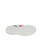 Dolce & Gabbana White Portofino Made In Italy Print Sneakers Shoes