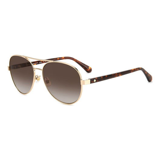 Kate Spade Gold Metal Sunglasses KSAVERIESJ5GF8HAAC