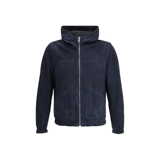 Valstar Blue Calf Leather Bos Taurus Shell Jacket