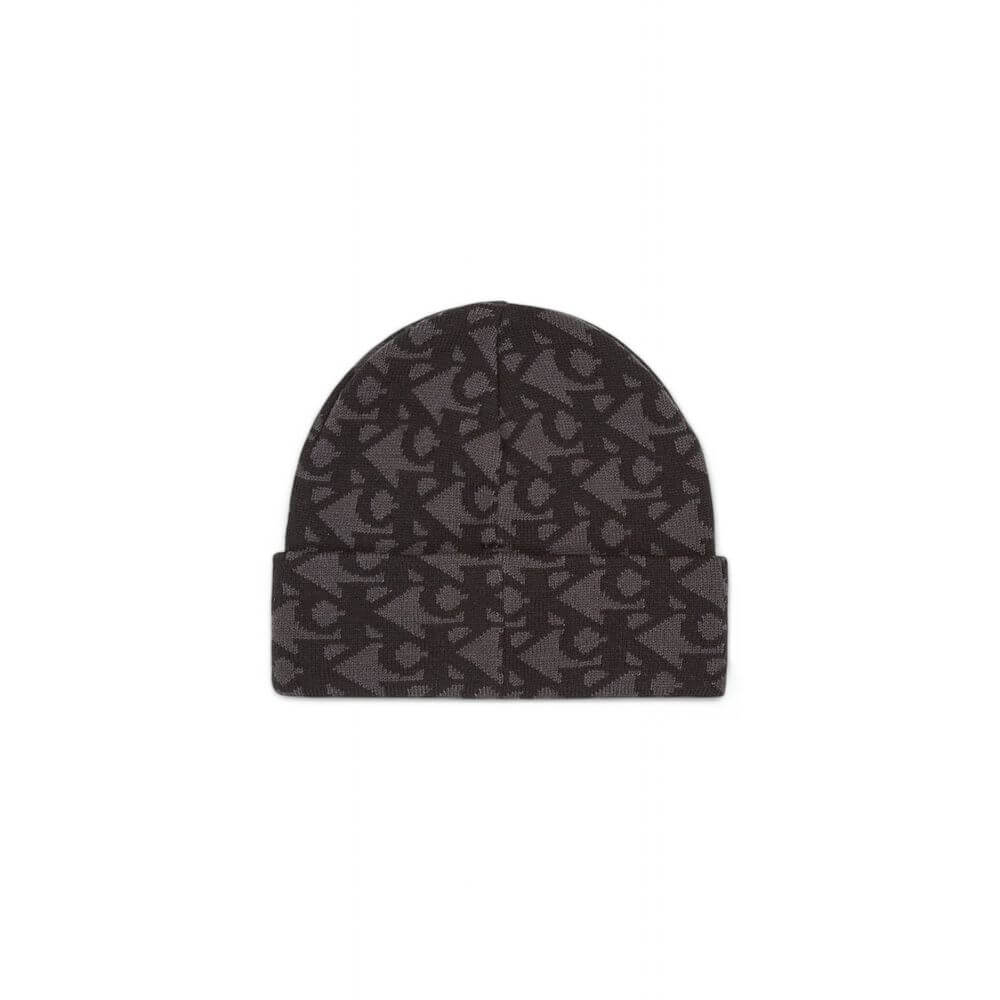 Calvin Klein Jeans Black Recycled Polyester Caps Baseball Hat