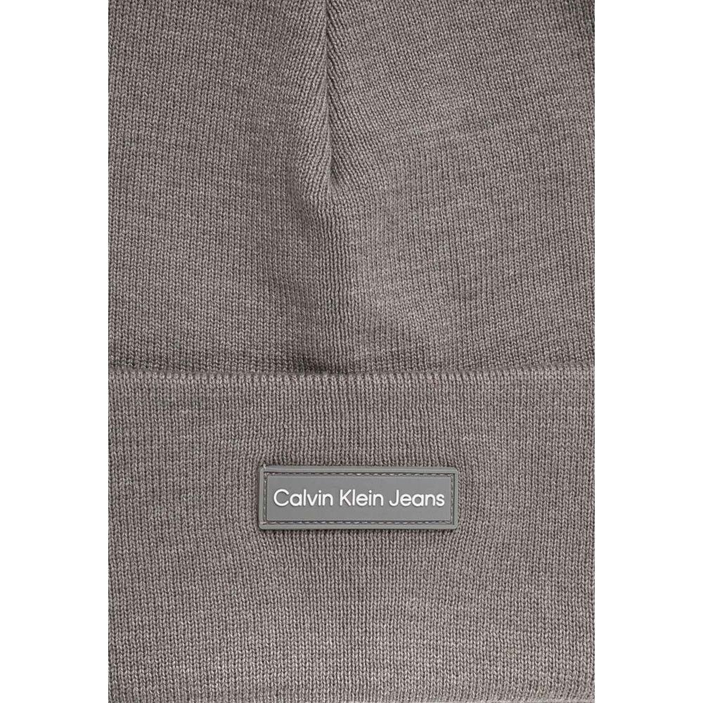 Calvin Klein Jeans Gray Recycled Polyester Caps Baseball Hat CA-14599100136-ONE SIZE