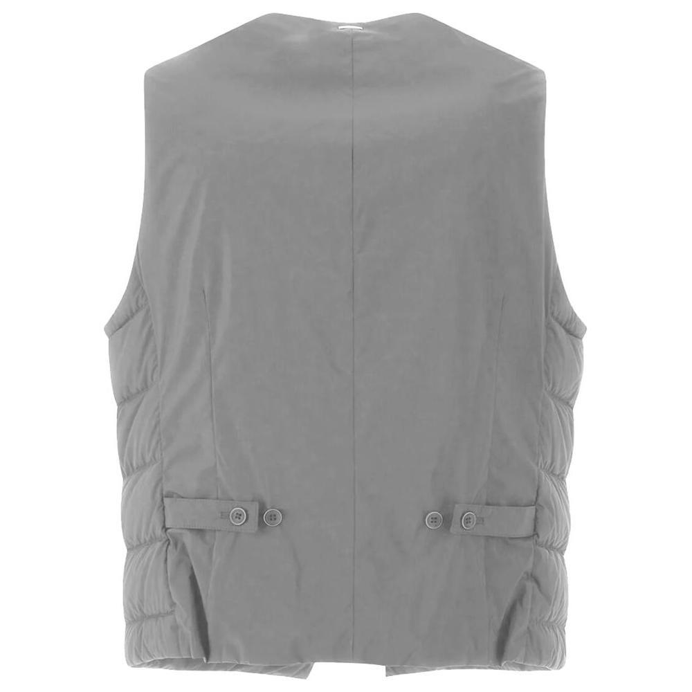 Herno Gray Nylon Vest HE-14698-IT44 | XS