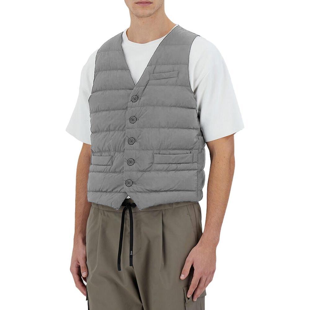Herno Gray Nylon Vest HE-14698-IT44 | XS