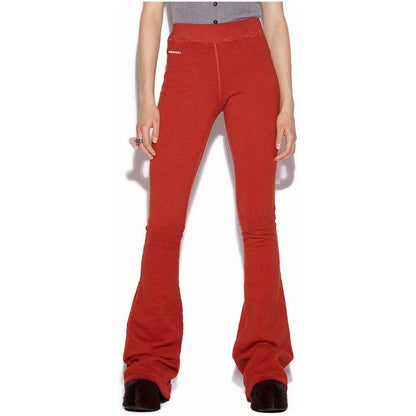 Dsquared² Red Cotton Athletic Pants Dsquared²