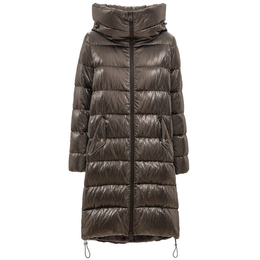 Herno Silver Viscose Jackets & Coat HE-7433668-IT42|M