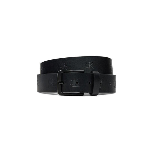 Calvin Klein Jeans Black Leather Belt Calvin Klein Jeans Black
