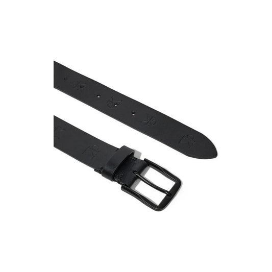 Calvin Klein Jeans Black Leather Belt Calvin Klein Jeans Dark Slate Gray