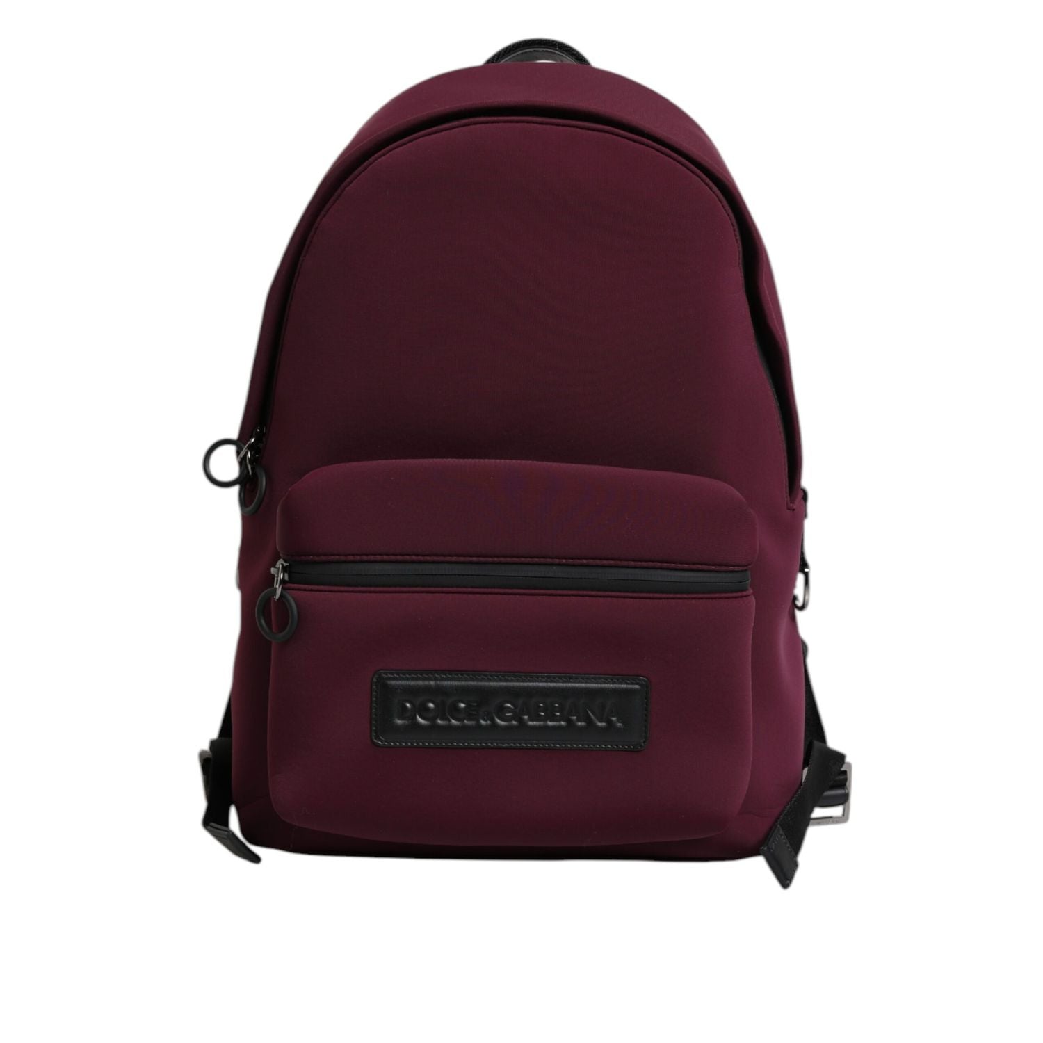 Dolce & Gabbana Burgundy Montreale Tecnico Textile Men Backpack Bag