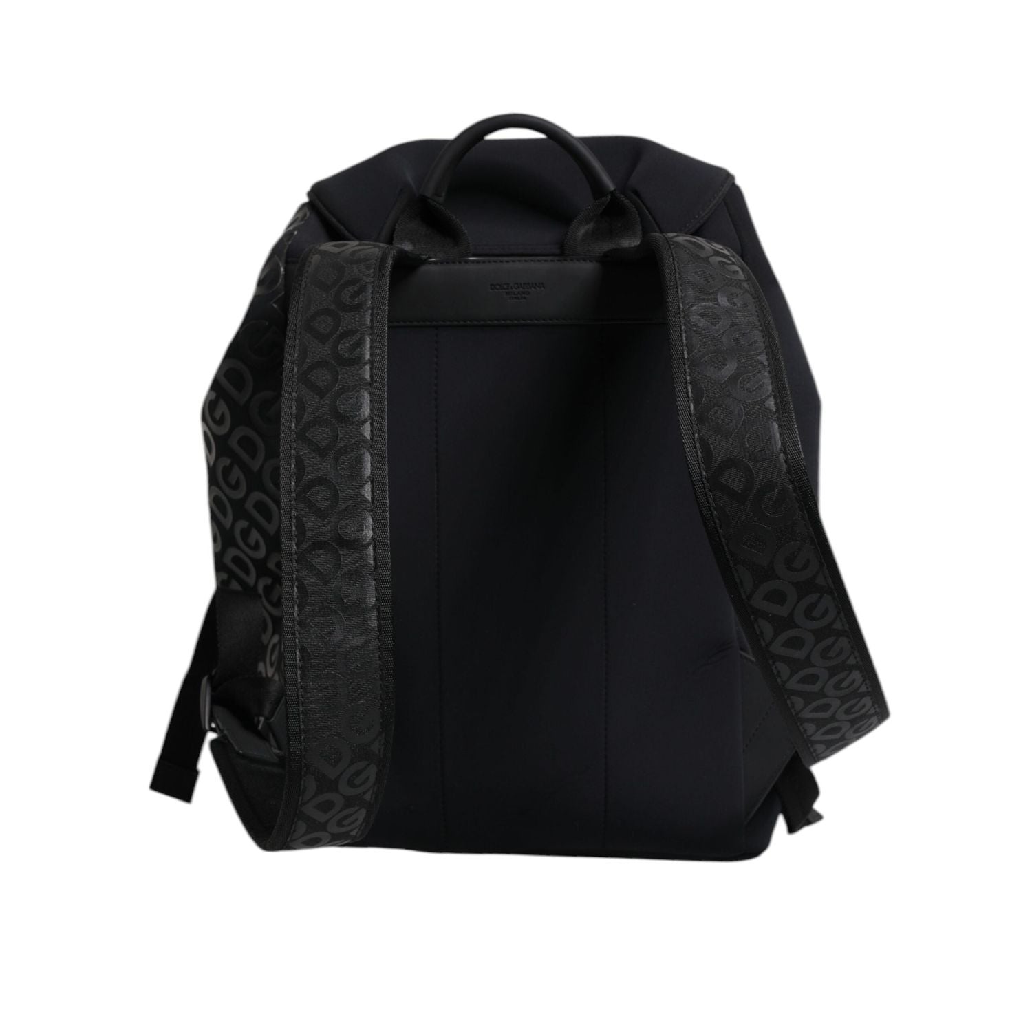 Front view with bag zipped and handles upright.