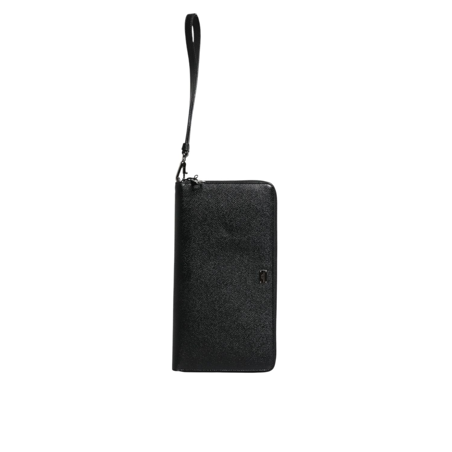 Front view with bag zipped and handles upright.