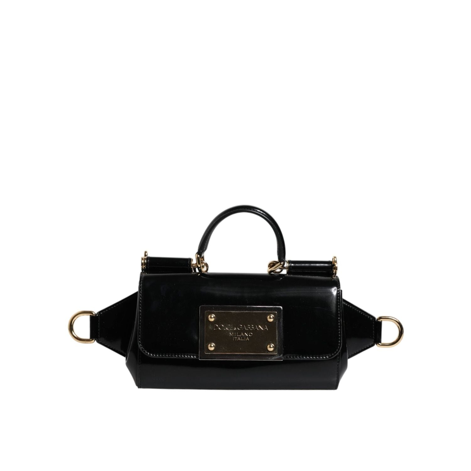 Front view with bag zipped and handles upright.