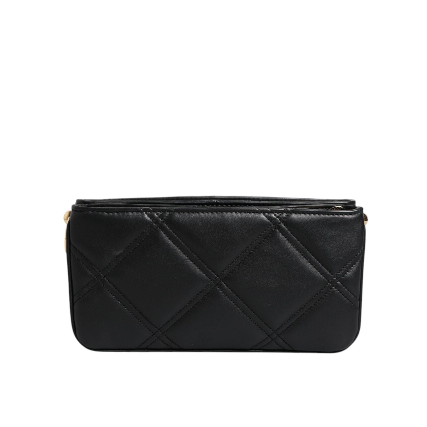 Front view with bag zipped and handles upright.