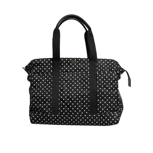Dolce & Gabbana Black PolkaDot Nylon Shoulder Baby Tote Diaper Bag BAG4073
