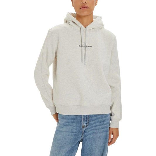 Calvin Klein Jeans Gray Cotton Sweater Calvin Klein Jeans Light Gray