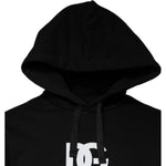 Dolce & Gabbana Black Logo Cotton Hooded Sweatshirt Sweater