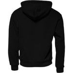 Dolce & Gabbana Black Logo Cotton Hooded Sweatshirt Sweater