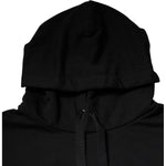 Dolce & Gabbana Black Logo Cotton Hooded Sweatshirt Sweater