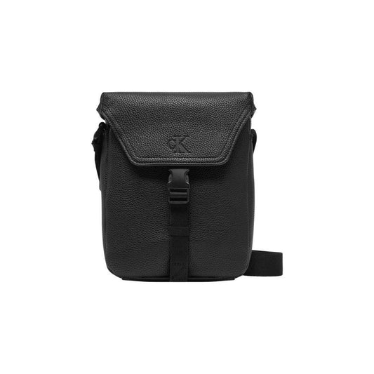 Calvin Klein Black Polyethylene Messenger Bag CAKL-16491900009