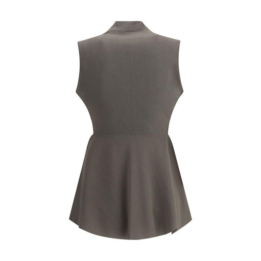 Rick Owens Wool Vest Rick Owens Dim Gray