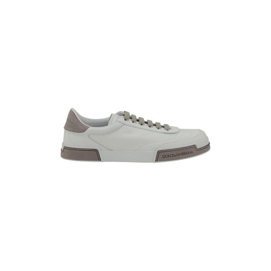 Dolce & Gabbana Leather Sneakers Dolce & Gabbana Gray
