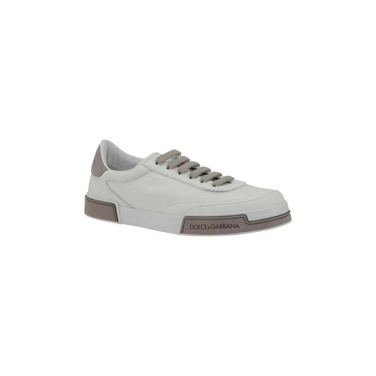 Dolce & Gabbana Leather Sneakers Dolce & Gabbana Gray