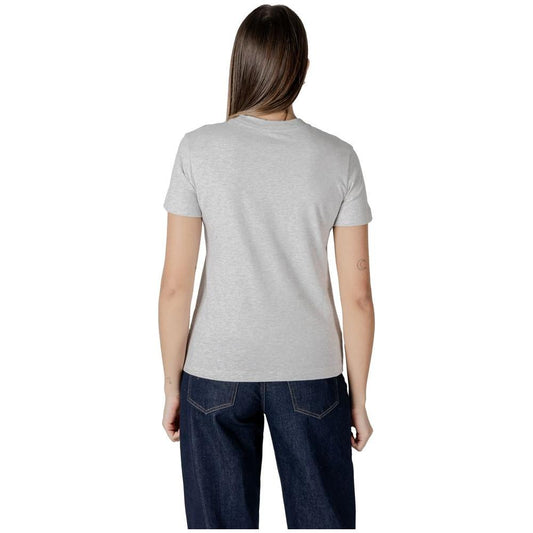 Calvin Klein Jeans Gray Cotton Tops & T-Shirt Calvin Klein Jeans Gray