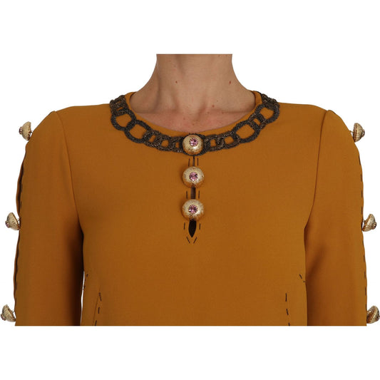 Dolce & Gabbana Crystal Embellished Mini Dress - Luxe Charm Dolce & Gabbana Sienna