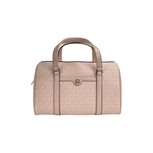 Michael Kors Pink Pvc And Leather Shoulder Bag