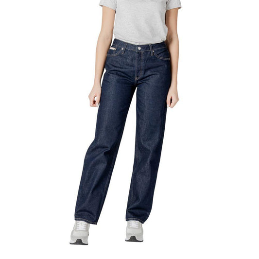 Calvin Klein Jeans Blue Cotton Relaxed Fit Jean CA-16504500348-W28