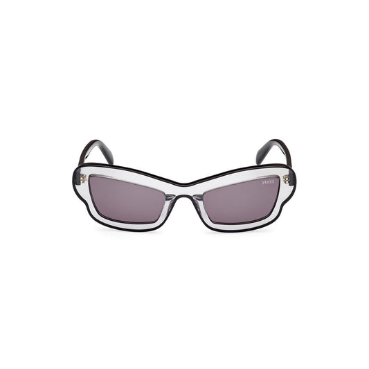 Emilio Pucci Gray Haircalf Sunglasses