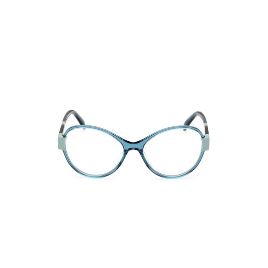 Emilio Pucci Green Acetate Frames EP5205 glasses with 55/16/140 mm dimensions for women.