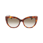 Ferragamo Brown Acetate Sunglasses